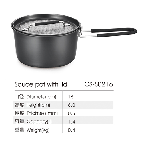 Hot Sale Portable Classic 6-Piece Carbon Steel Camping Cookware Set Outdoor Multi-Layer Base Durable and Easy-Carry
