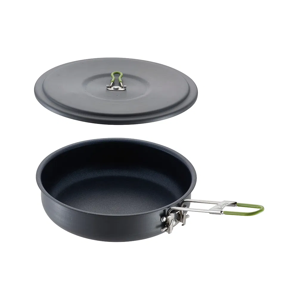 Bulk 5-PCS Heavy-Duty Aluminum Cook Set Factory Direct Outdoor Camping Kit
