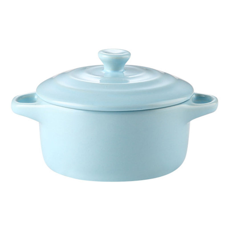Stoneware Pots and Pans Reusable Ceramic Casserolepots Kitchen Ceramic Casserole