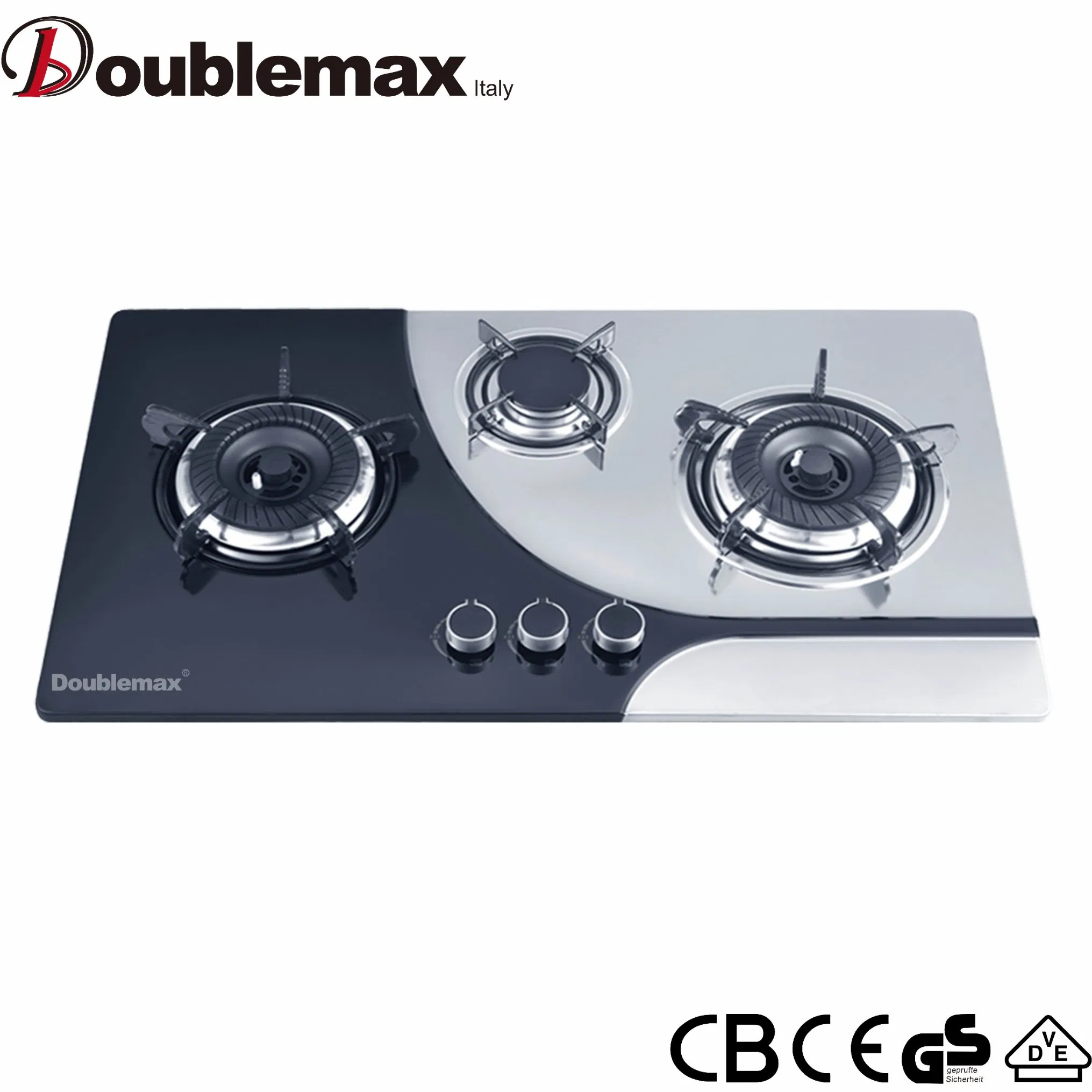 Smart Kitchen Appliance Built in Stainless Steel 3 Burner Gas Stove