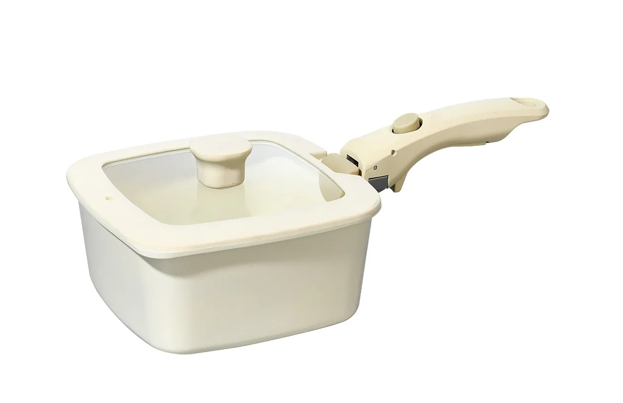 Unique Design Square Cookware Set with Detachable Handle Detail 5