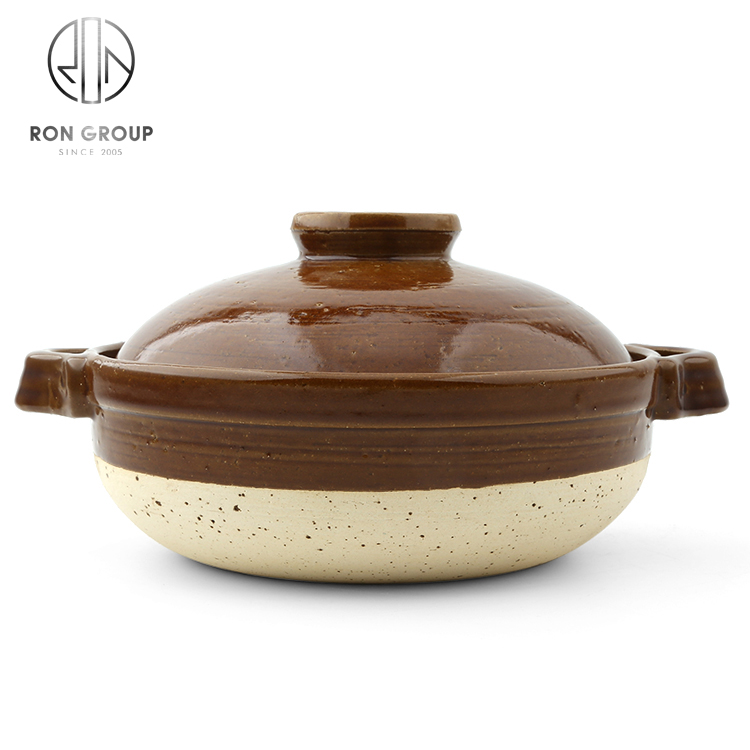 Chinese Soup Stock Non Stick Cookware Set Porcelain Pottery Casserole Cooking Hot Pots Ceramic Clay Pot for Cooking