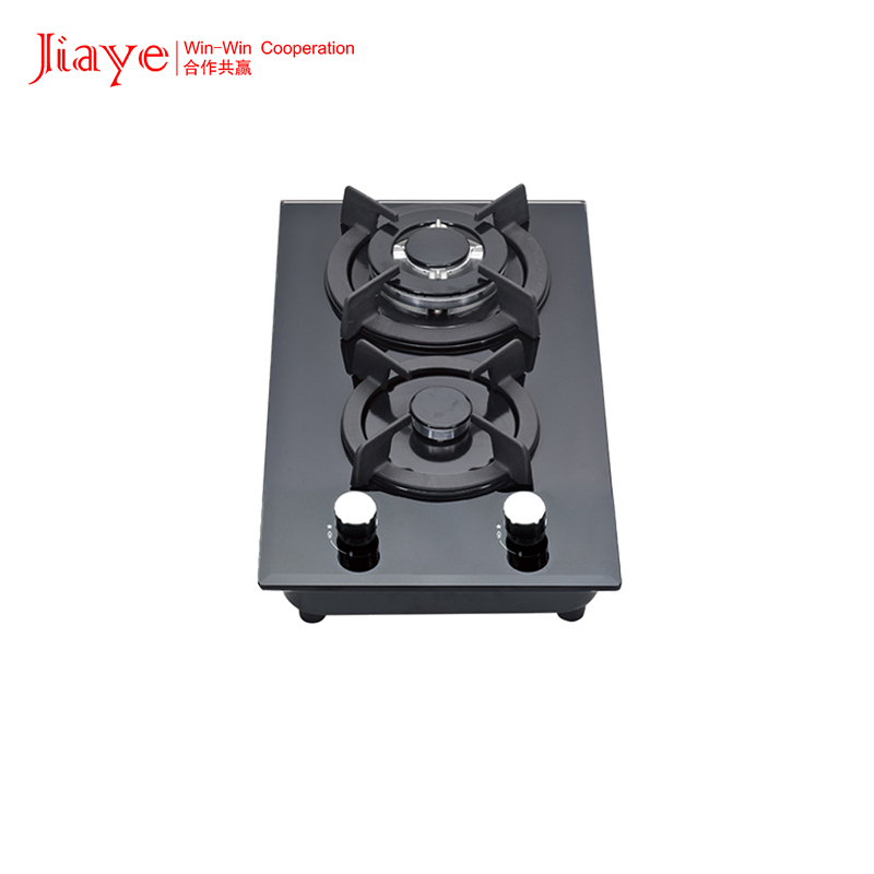 Kitchen Appliance Smart Tempered Glass 2 Burner Built-in Gas Hob