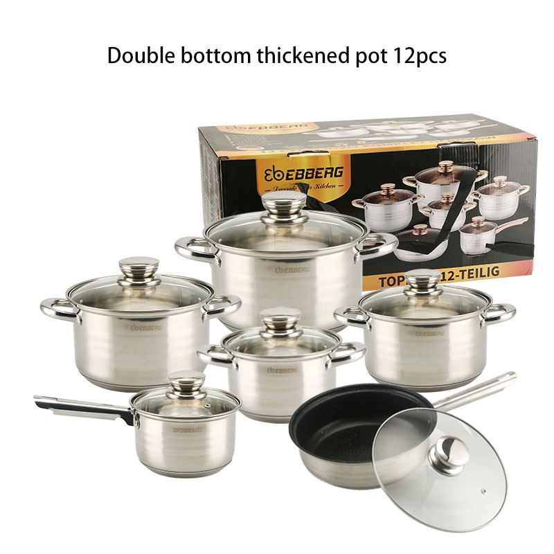 Professional-grade Stainless Steel Cookware Set Superior Soup Stock Pots Stylish Kitchen Wares Chefs Dishwasher Oven Safe