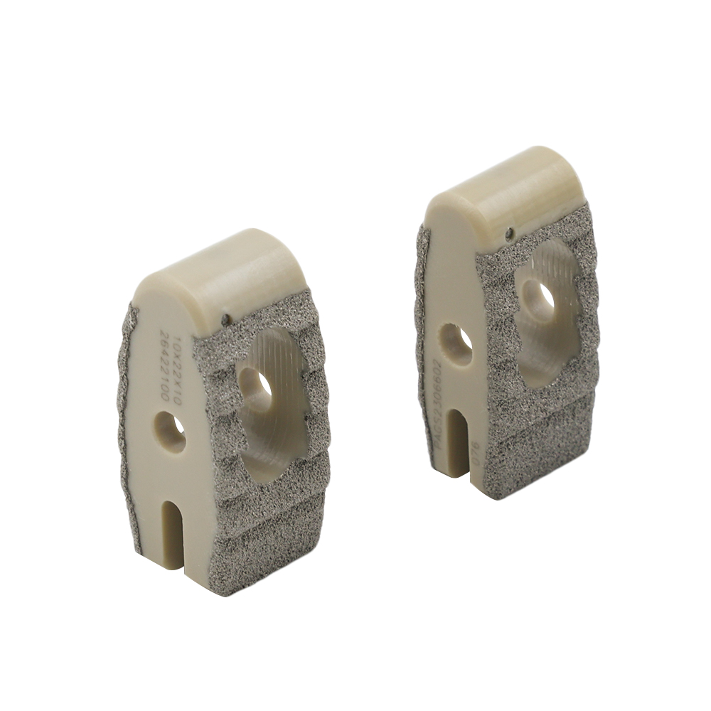 Geasure Orthopedic Spine Implant PEEK Fusion Cage with Titanium Coating for Cervical Intervertebral Fusion Surgery Class III