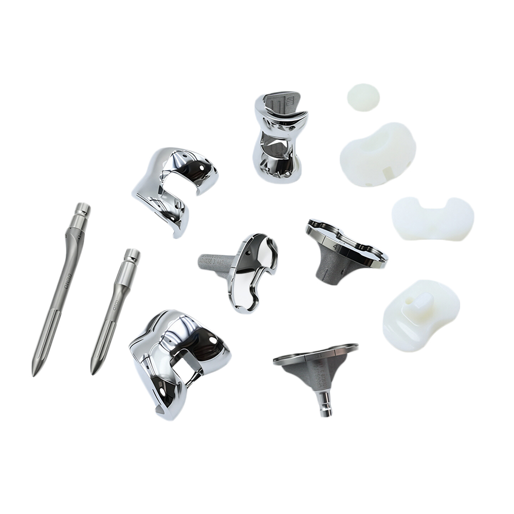 Orthopedic Implant Joint Prosthesis Knee Artificial Joint Titanium Alloy Fracture Fixation for Joint Replacement