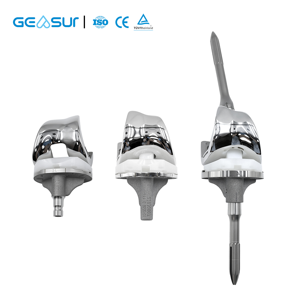 Orthopedic Implant Joint Prosthesis Knee Artificial Joint Titanium Alloy Fracture Fixation for Joint Replacement