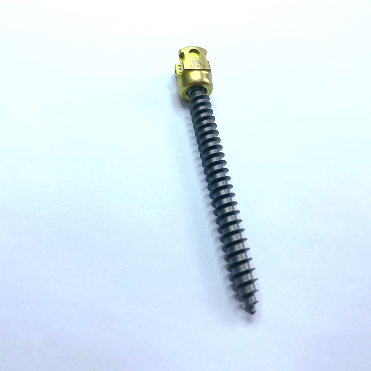 Hospital Use Non-Sterilized Sacral Reduction Screw with Self-Breaking Plug Sacroiliac Reduction Bone Screw