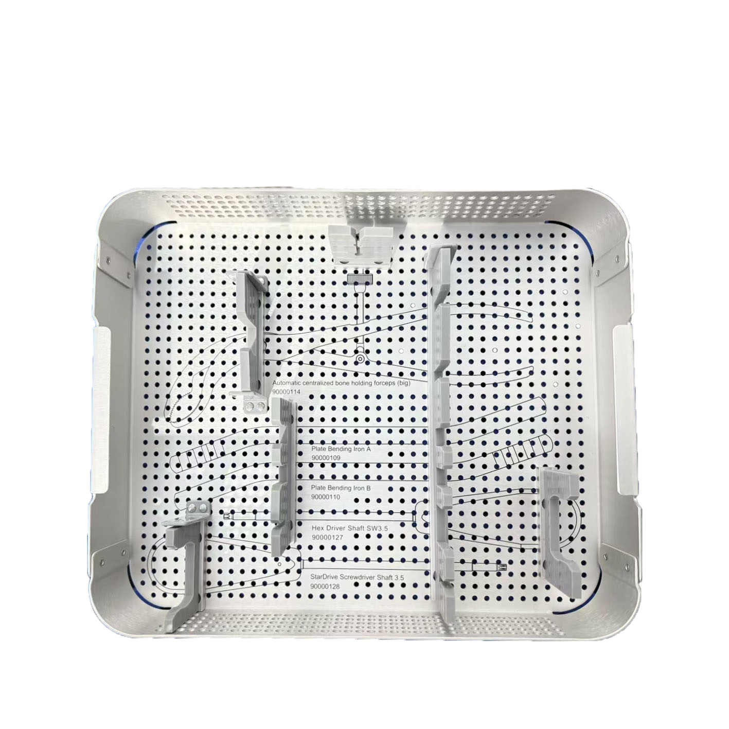Hot Sale  Orthopedic Surgical Instrument Set Box for Large Fragment Locking Compression Plate (Big)