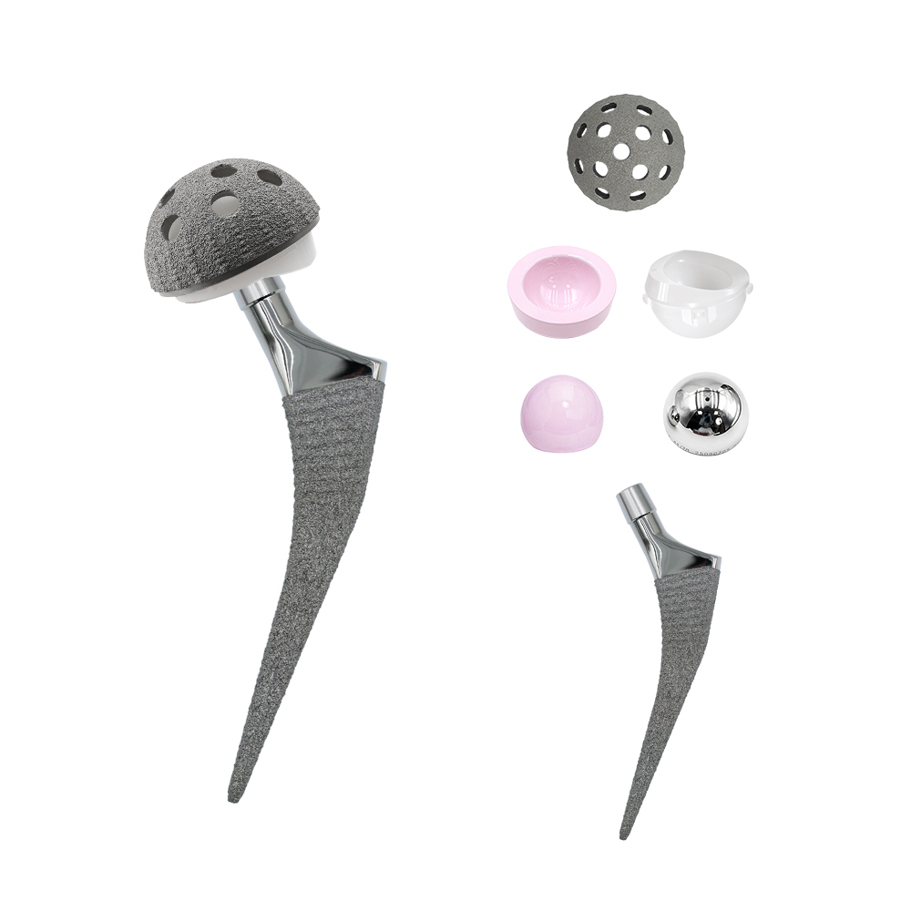 High Quality Geasure Cementless Anatomical Hip Prosthesis Plasma Sprayed Titanium Coating for Total Hip Arthroplasty Class III