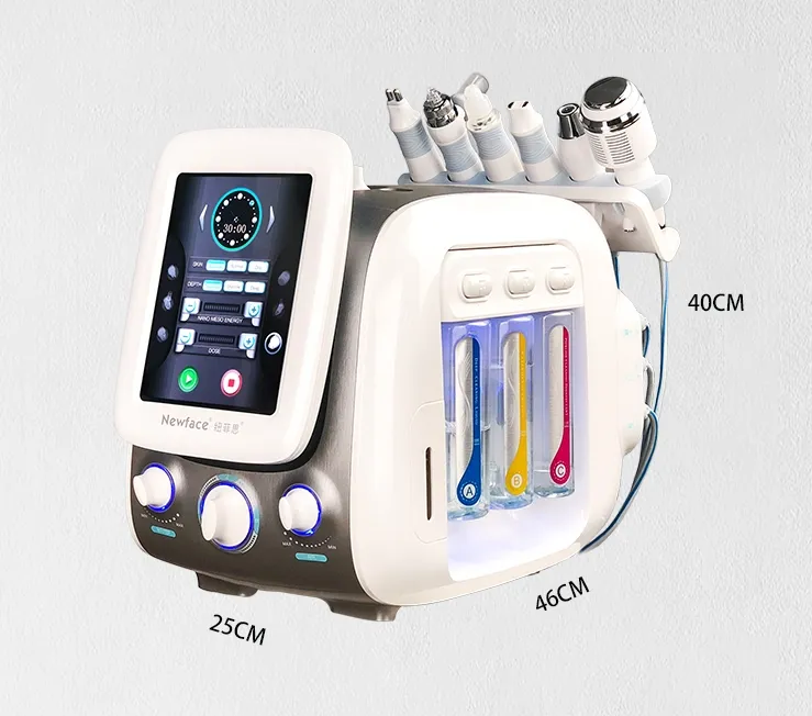 6 in 1 RF Bipolar Oxygen Hydra Machine