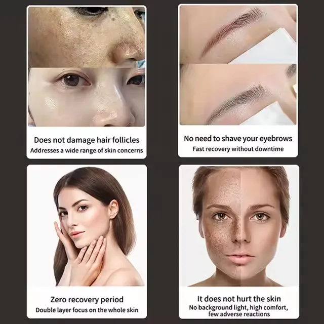 Professional 2-in-1 Hair Removal and Skin Care Device