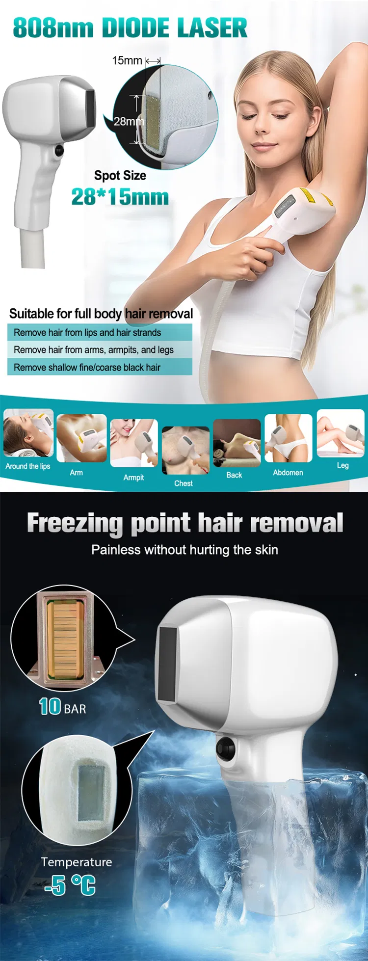 808nm Hair Removal Machine 7