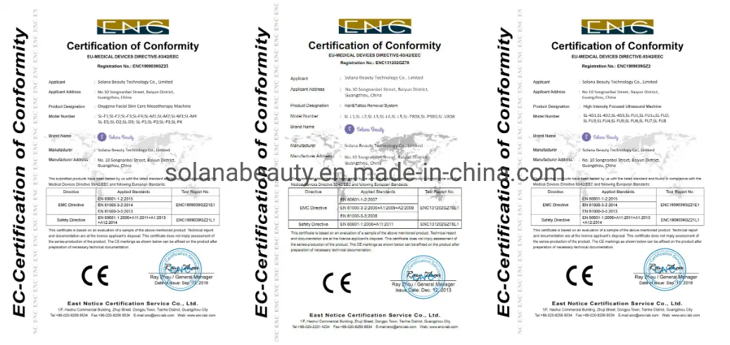 CE ISO SGS Certificates