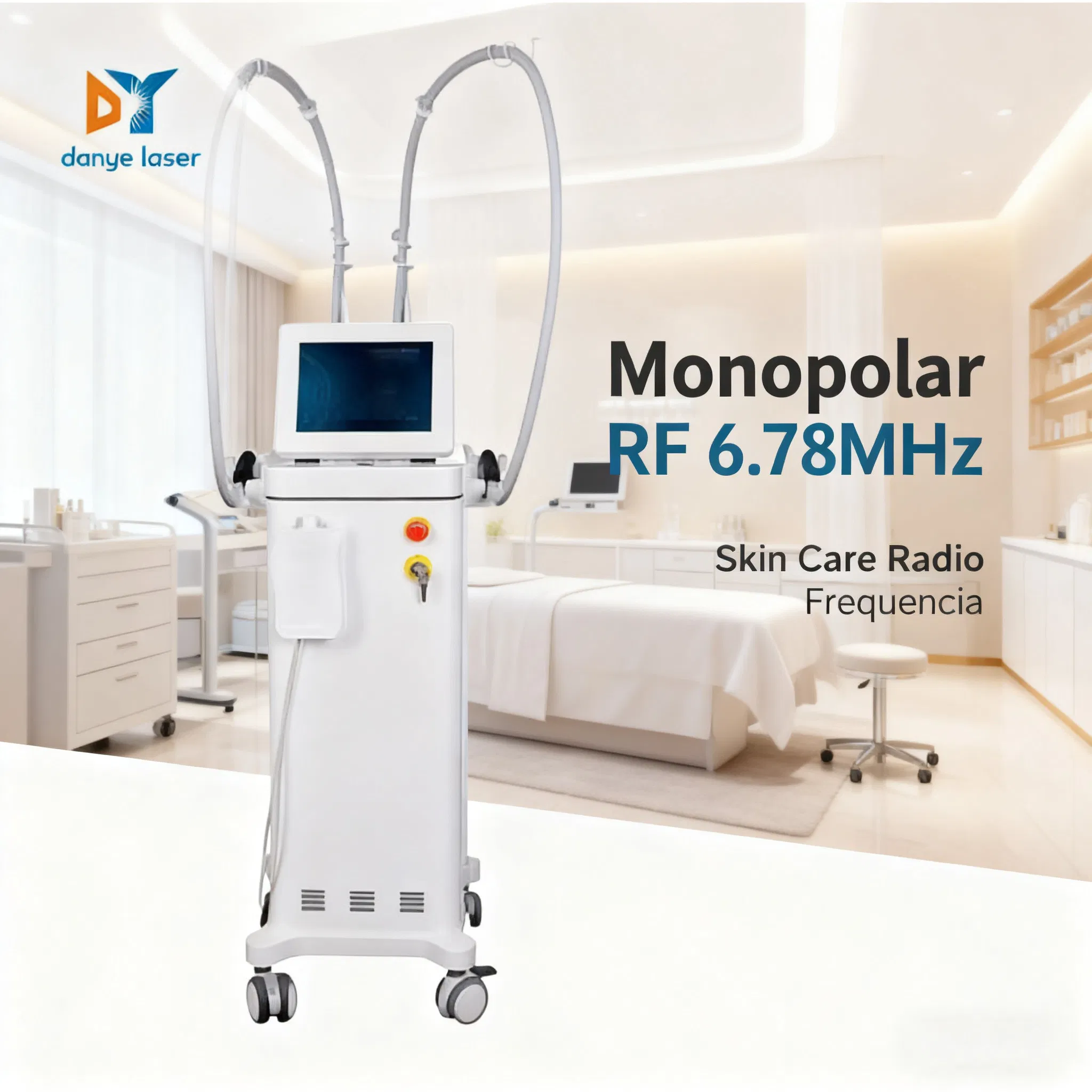 Beauty Device Wrinkle Removal RF Anti-Aging Radio Frequency 6.78MHz Cryo Facial Equipment