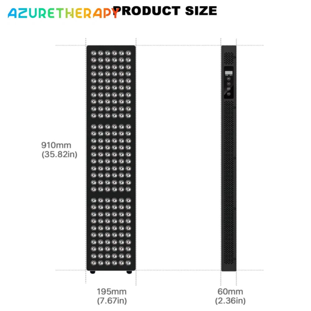 Facial Therapy 1000W Remote Control Infrared Panel Device 180PCS LED Red Light Therapy Beauty Equipment