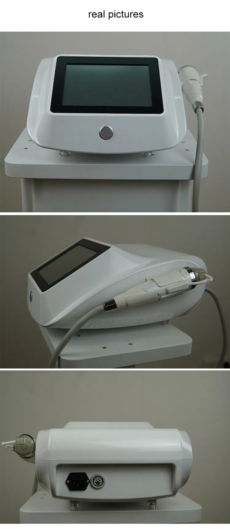 Portable Gold RF Microneedling Device Professional Skin Rejuvenation Facial Resurfacing Acne Scar Removal Treatment Radio Frequency Fractional Microneedle