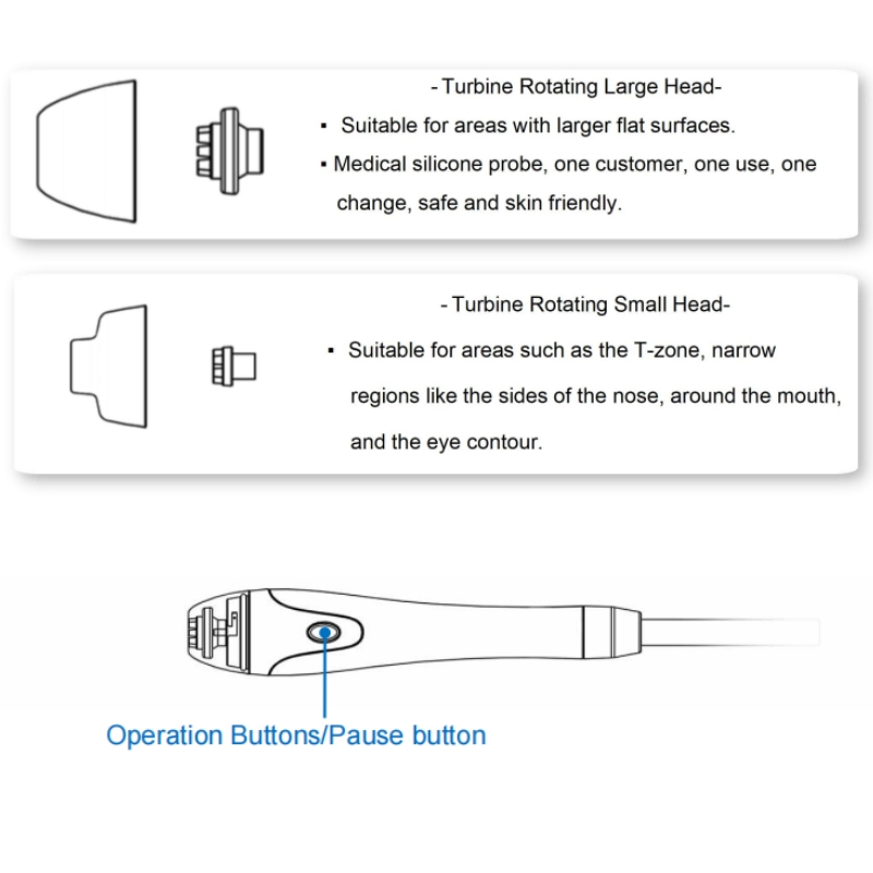 Skin Moisturizing and Brightening Facial Equipment Compact Deep Facial Cleaning and Care Device