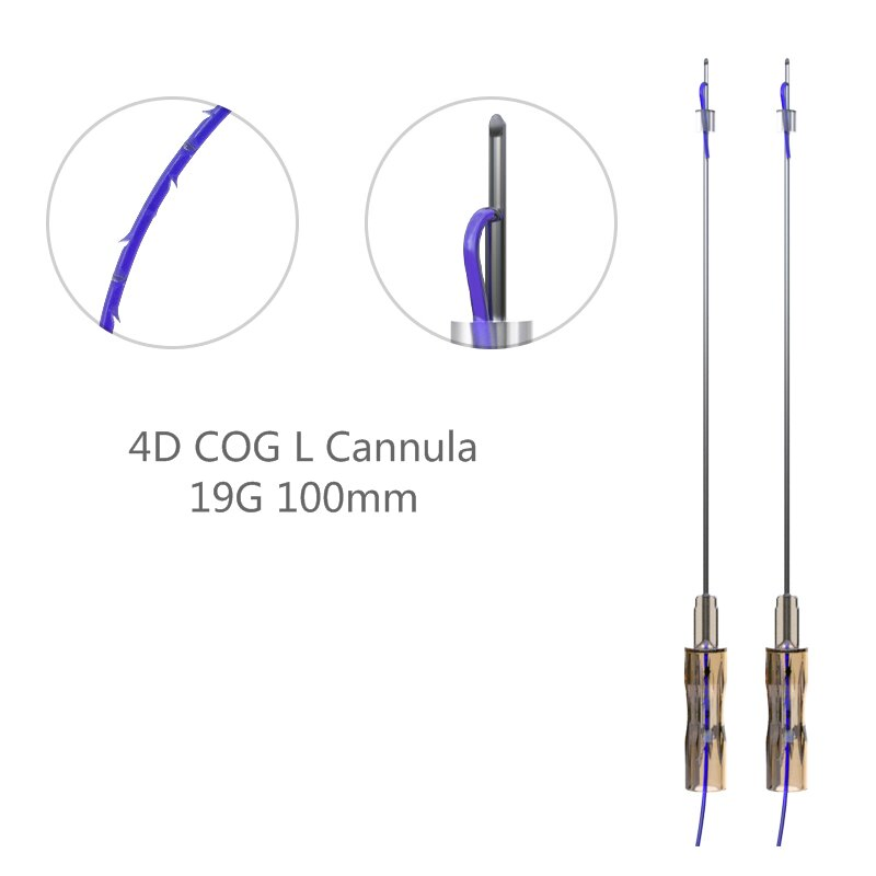 Absorbable L Blunt 19g 100mm Cog Pdo Thread for Face Body Lifting