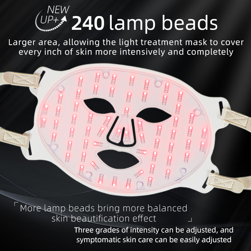 850nm Laser Red Light Facial Mask Anti Aging Promote Collagen Production Device Skin Care Whitening Beauty Mask
