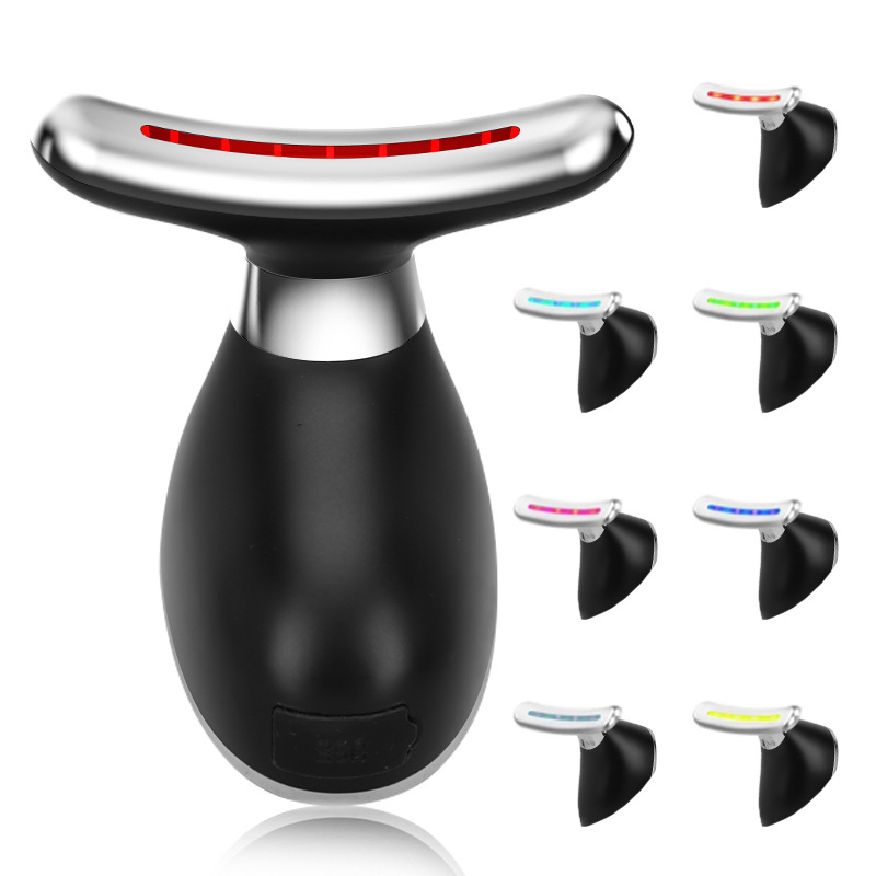 Red Light Therapy for Face 160° Curve Massege Head EMC Microcurrent Lightweight Portable Electric Beauty Device