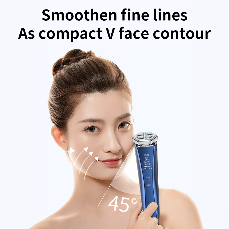 Red Light Therapy Face Lifting RF Microcurrent Beauty Device