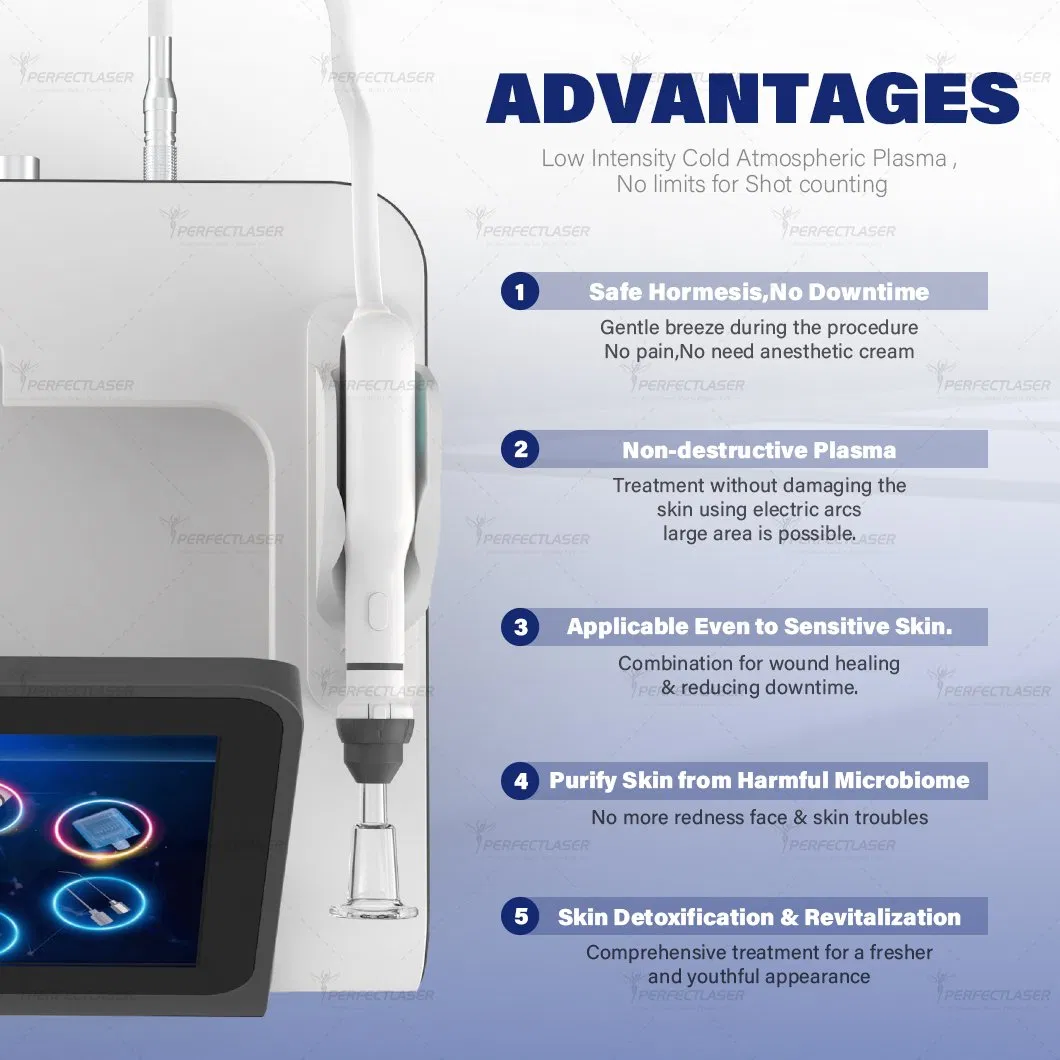 2026 Cold Plasma Korean New Home Use Anti-Bacterial Acne Removal Skin-Tightening Machine