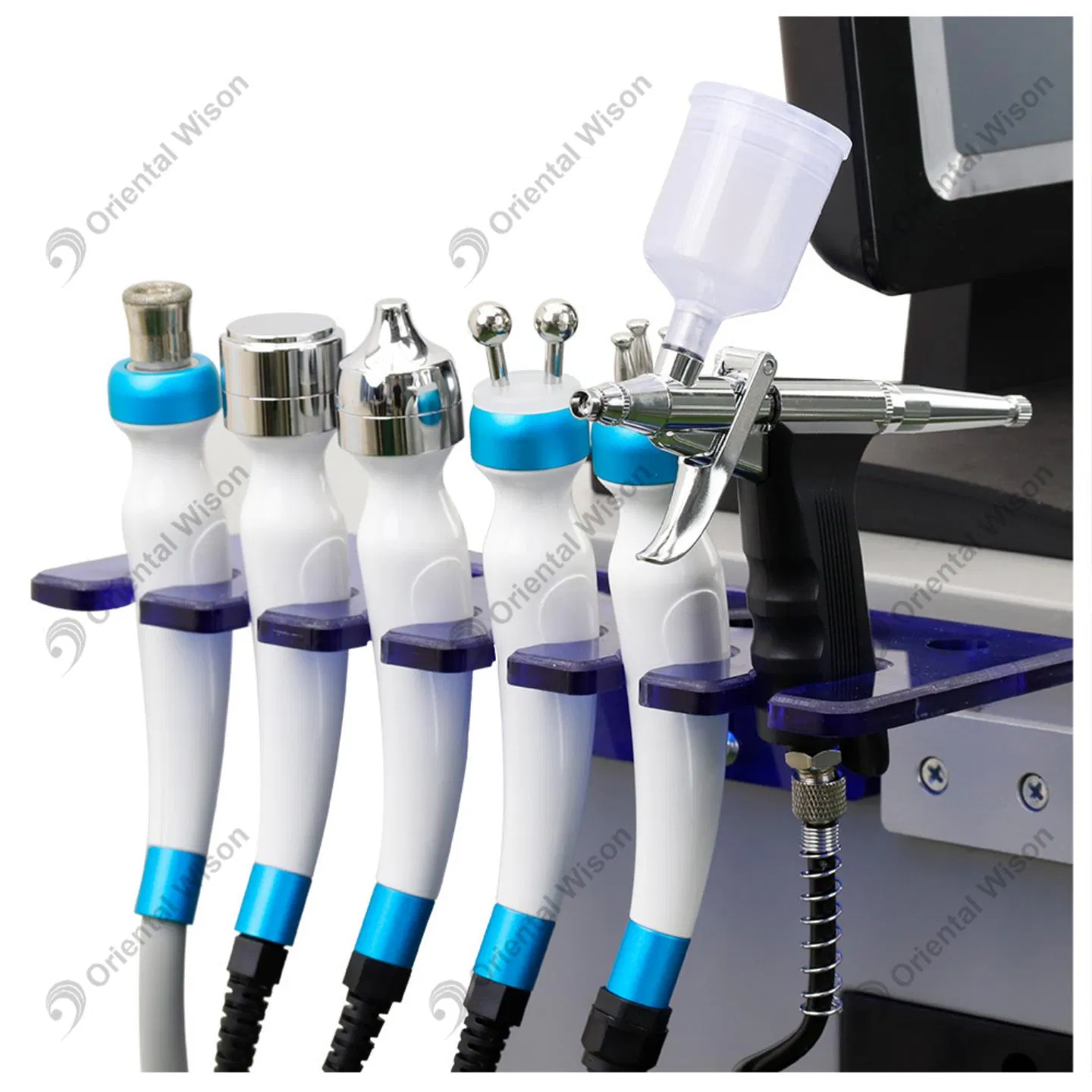 14 in 1 +3 Microcurrent Hydro Dermabrasion Skin Care Multifunction Facial More Clean Oxygen High Frequency Beauty Machine