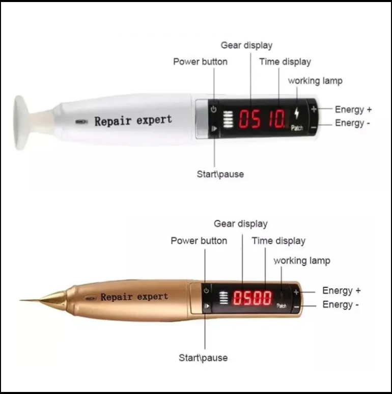 Professional Desktop Double Handles 2 in 1 Cold Plasma Pen Ozone Plasma Skin Care Anti-Wrinkle Beauty Salon Device