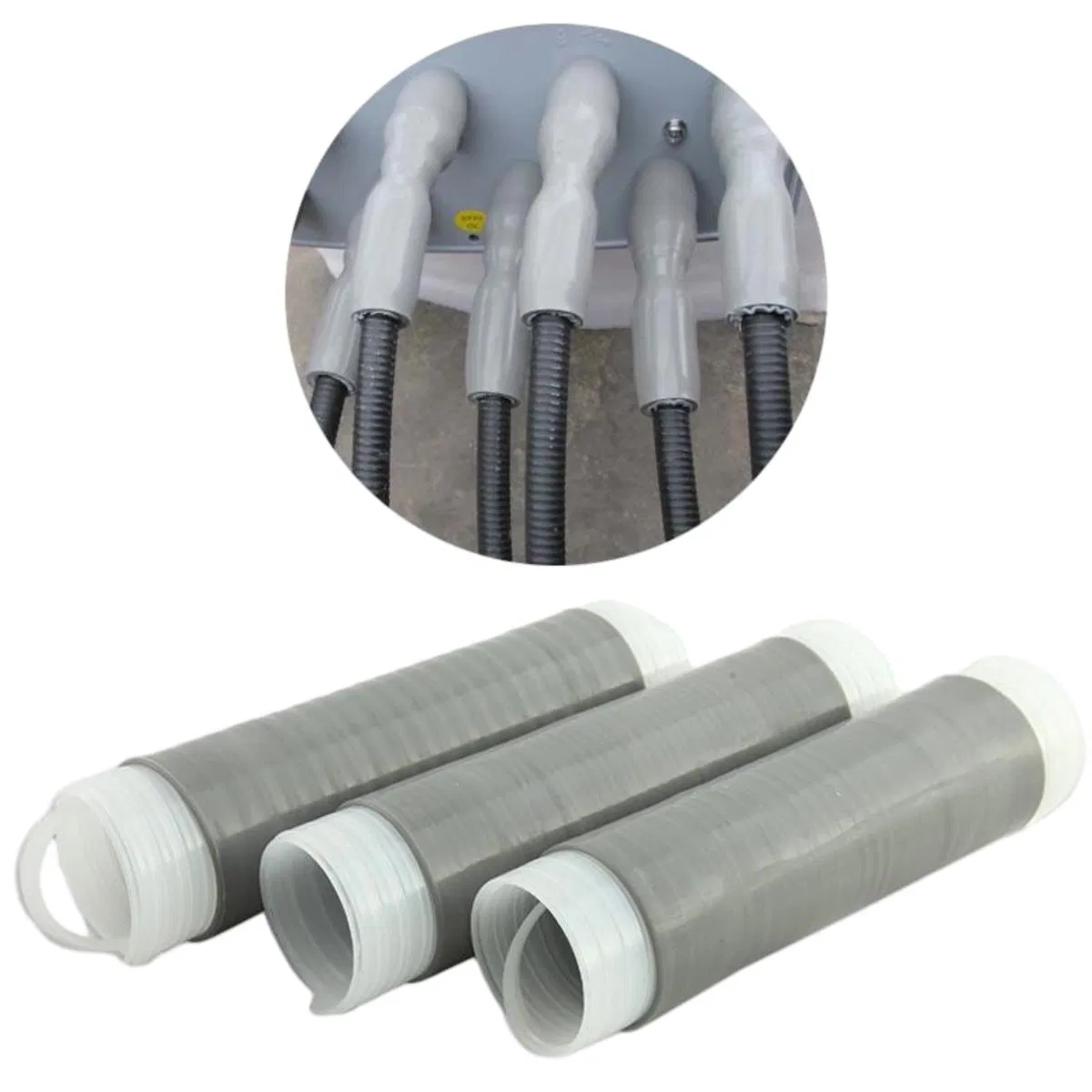 Wellco Cold Shrink Tube Cable Accessories Cold Shrink Termination with (out) Mastic