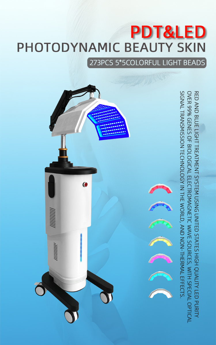 Ofan Beauty 7 Colors LED Light Face Device Foldable LED Light Therapy Facial Beauty Machine