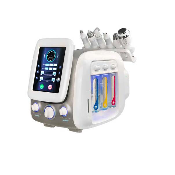 Multifunction 6 in 1 RF Bipolar Oxygen Hydra Water Dermabrasion Facial Machine for Skin Care