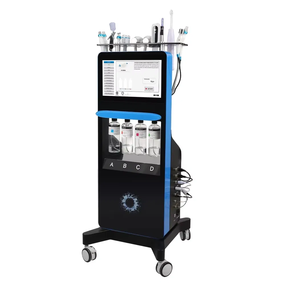 14 in 1 Multifunction Oxygen Hydra Dermabrasion Skin Care Tighten Oxygen Therapy Hydro Face Machine