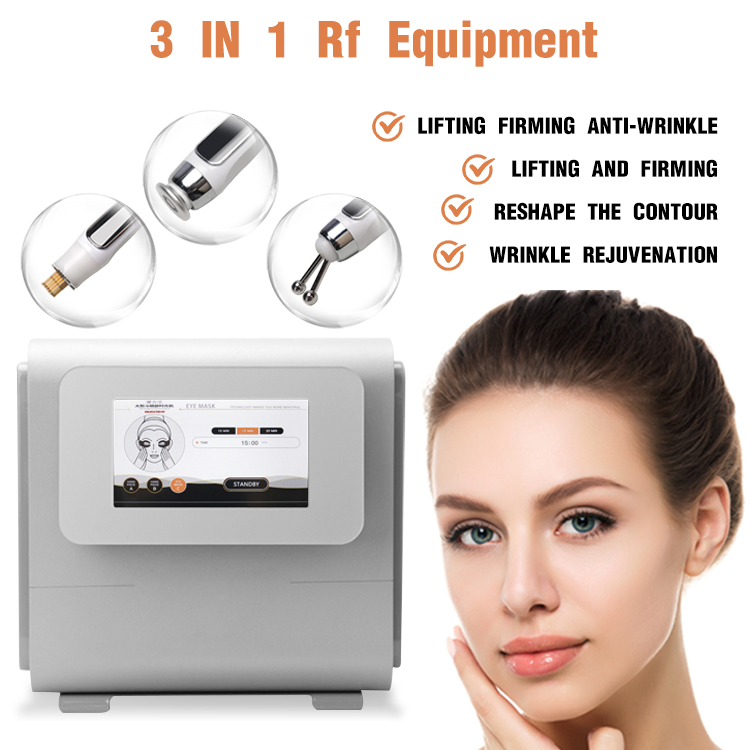 Beauty SPA Salon Use EMS Microcurrent Face Lifting Micro Current Machine RF Radio Frequency Massage Facial Toning Device