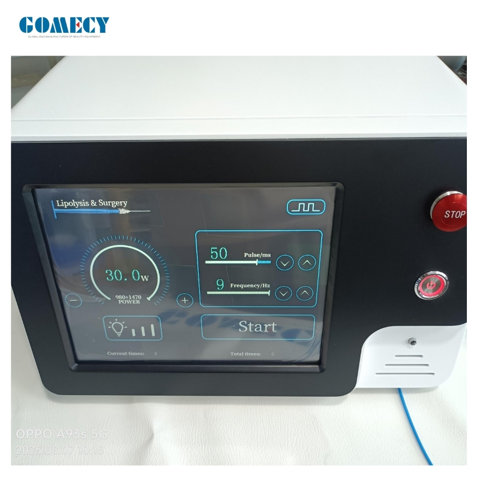 Medical Level 980nm 1470nm Mixing Power Endolift Laser Skin Beauty Equipment