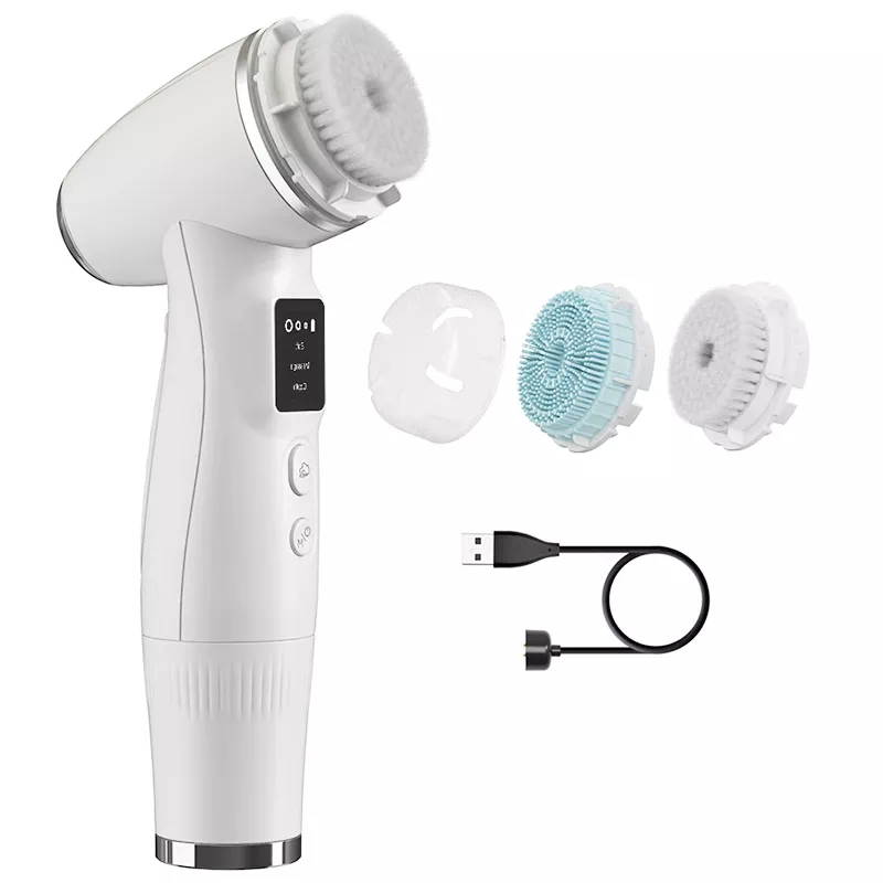 Factory Price Cleaning Foam Brush Electric Facial Automatic Foaming Cleanser Face Cleaner Cleansing Brush