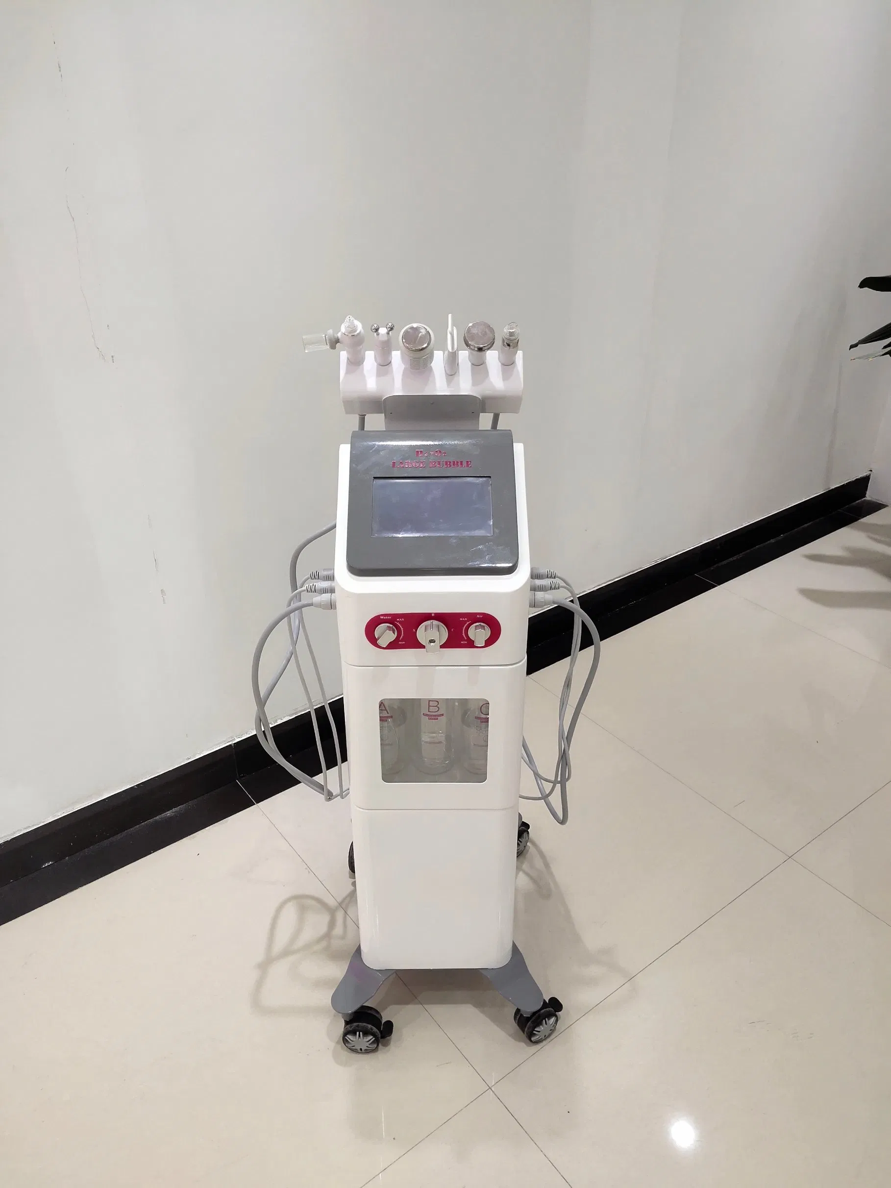 6 in 1 H2O2 Hydra Oxygen Jet Peel Skin Care Facial Cleaning Hydro Dermabrasion Skin Rejuvenation Beauty Device