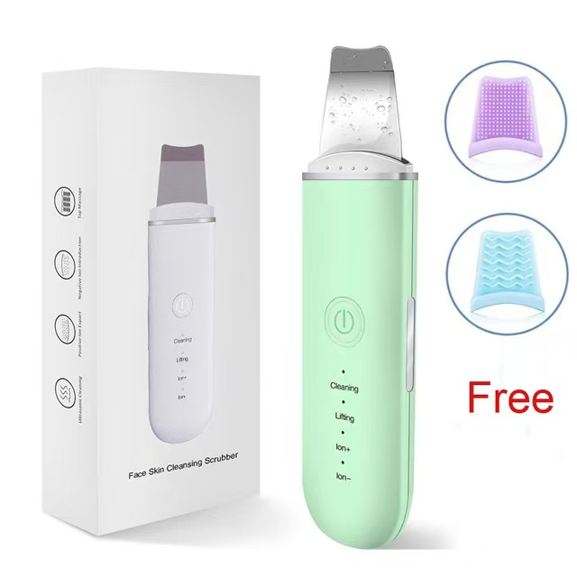 Skin Scrubber Face Skin Cleanser Blackhead Remover Deep Face Cleaning Skin Scrubber Ultrasonic Peeling Machine