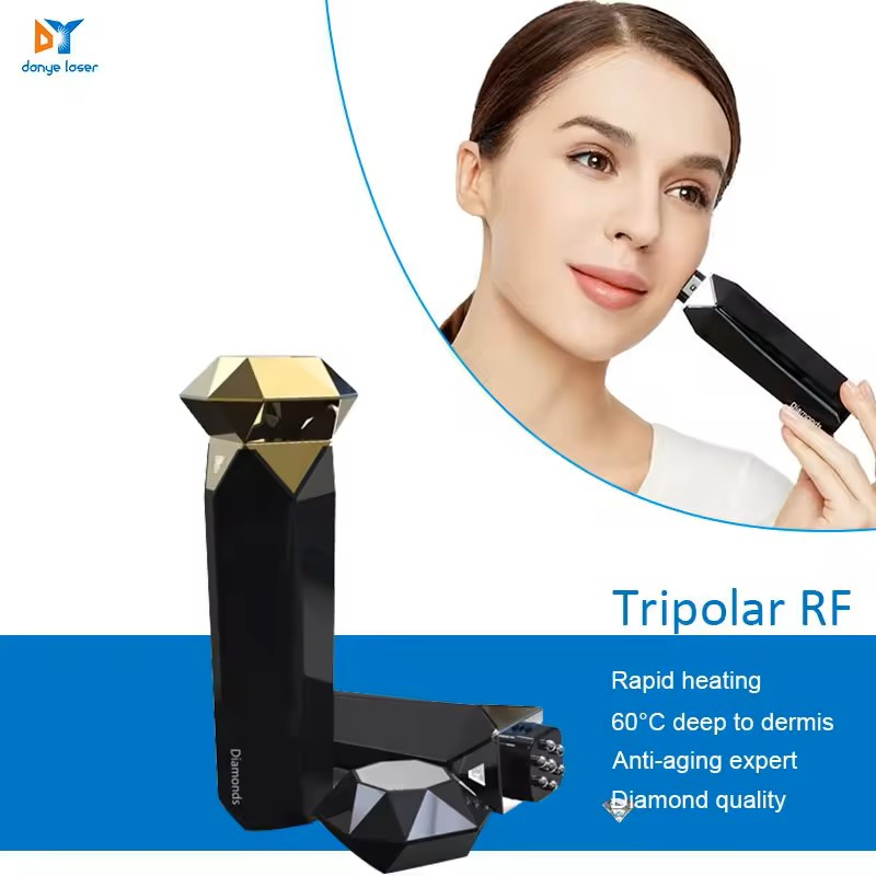 Handheld Home Use 1 MHz RF Face Lifting Radio Frequency Skin Tightening Machine