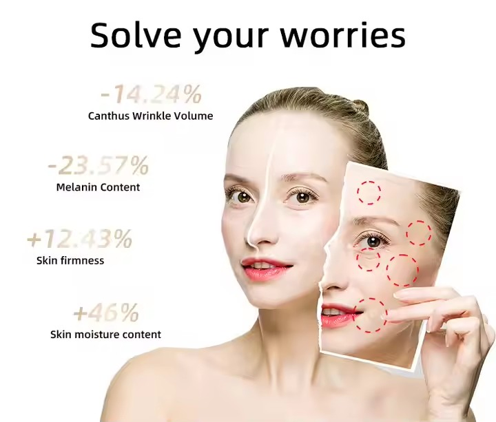 LED Light Therapy Mask Near Infrared and Red Light Therapy Mask Device LED Face Facial Mask