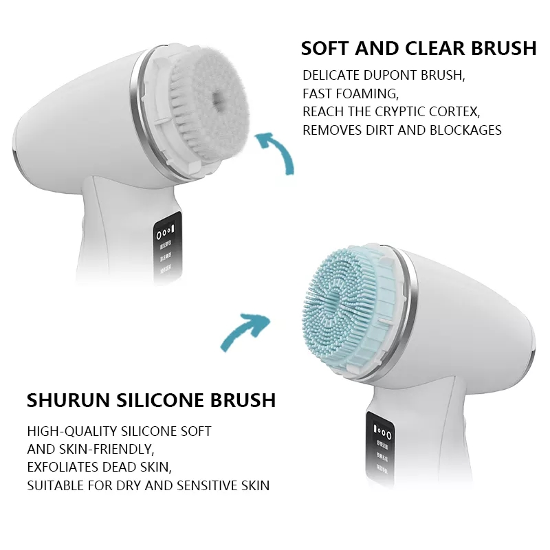 Factory Price Cleaning Foam Brush Electric Facial Automatic Foaming Cleanser Face Cleaner Cleansing Brush