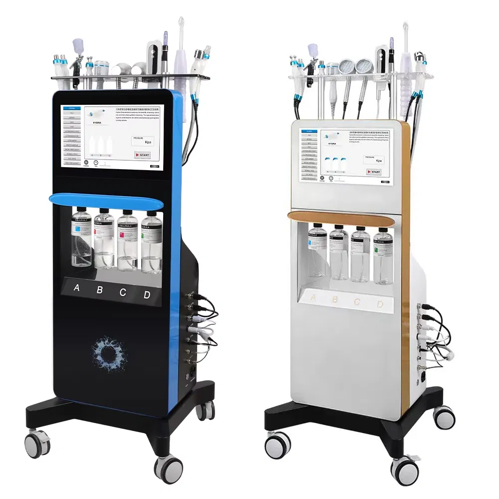 14 in 1 Multifunction Oxygen Hydra Dermabrasion Skin Care Tighten Oxygen Therapy Hydro Face Machine