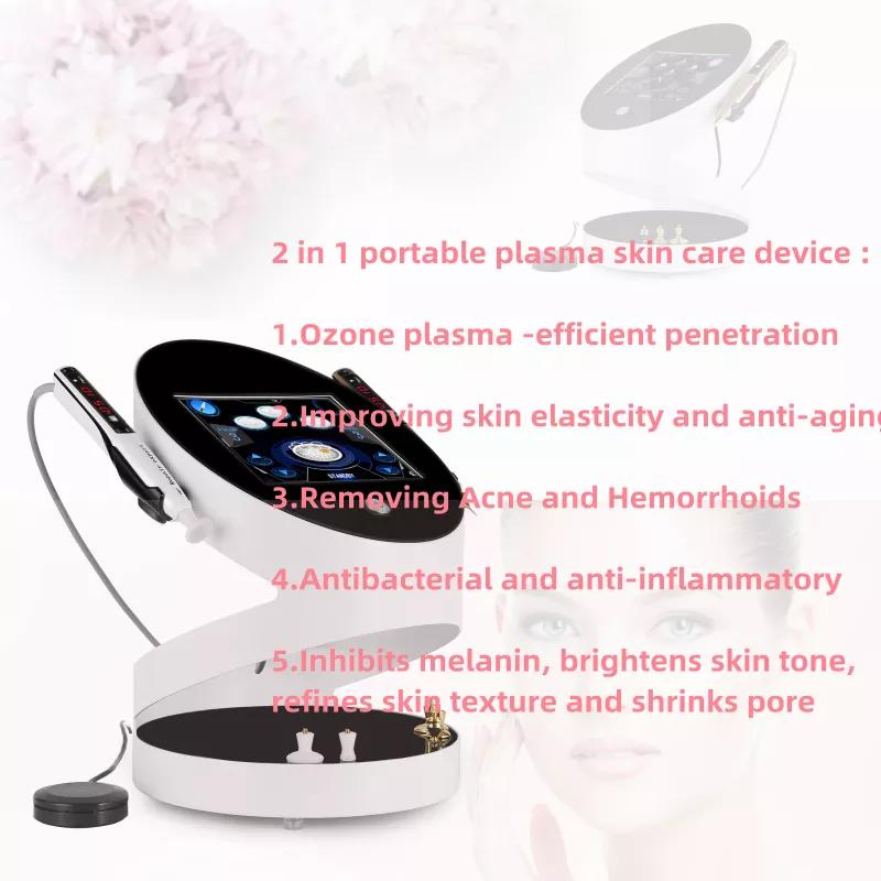 Multifunctional Plasma Facial Beauty Device Ozone / Flash Plasma Pen 2 in 1 for Anti-Aging / Skin Care