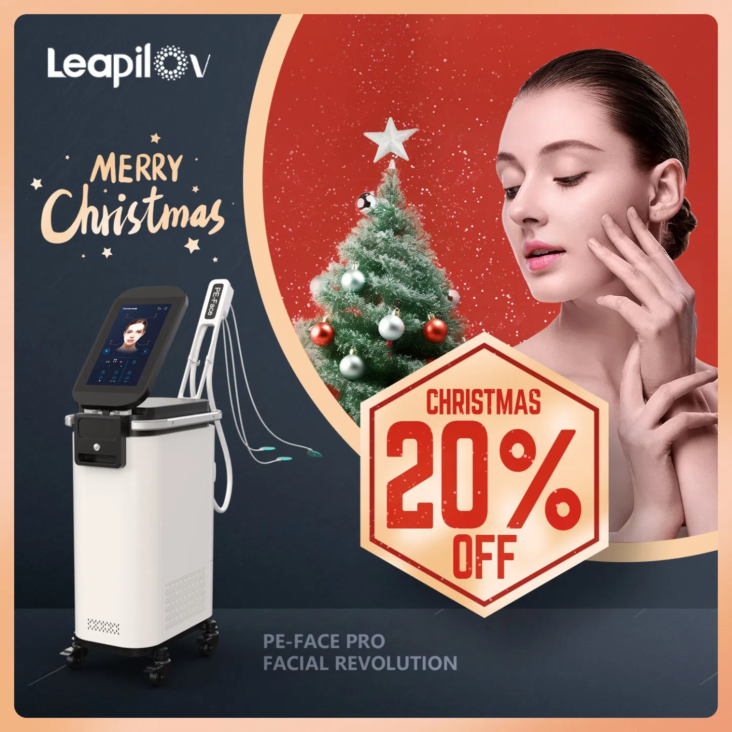 PE Face Slimming RF Lifting Wrinkle Remover Patches Device