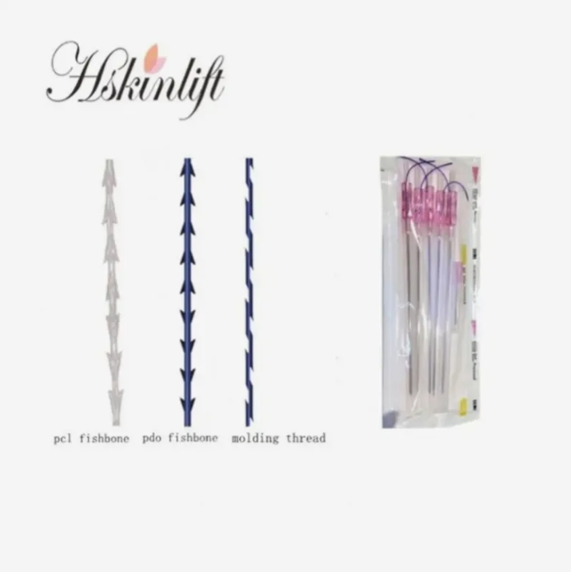 2024absorbable Polydioxanone Mono /Screw /Tornado /Cog V Line /3D Cog/8d Cog/ Pdo /Pcl Lifting Beauty for Skin Tightening