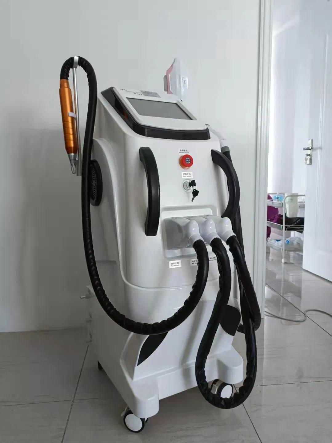 New Arrival 3 in 1 808 Diode Laser Pico Laser Tattoo Removal and Hair Removal Machine Best Home Ladies Facial Hair Remover