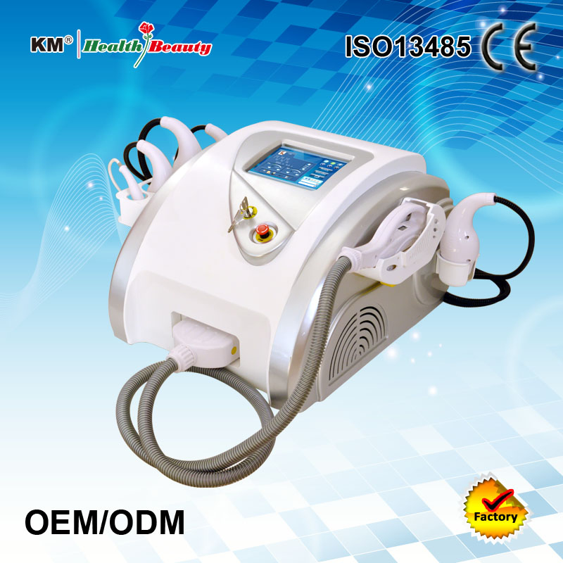 Multifunction Skin Care Machine with RF Radiofrequency+IPL+Elight+Cavitation