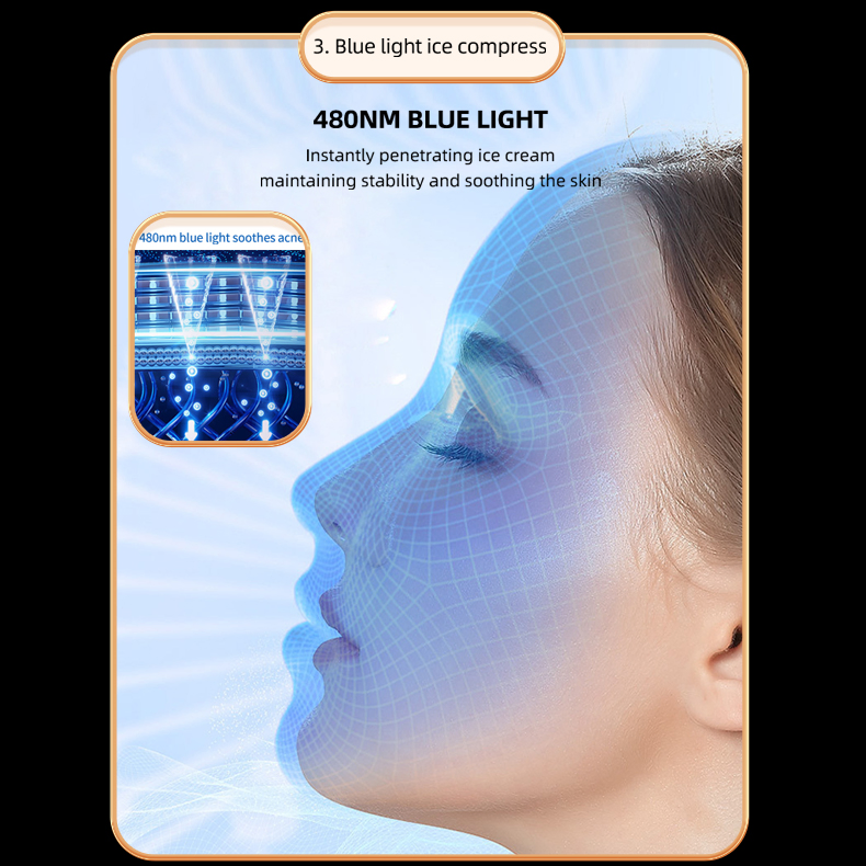 Multifunction Beauty Instrument Deep Cleansing High Frequency Vibration Electric EMS Lift Device