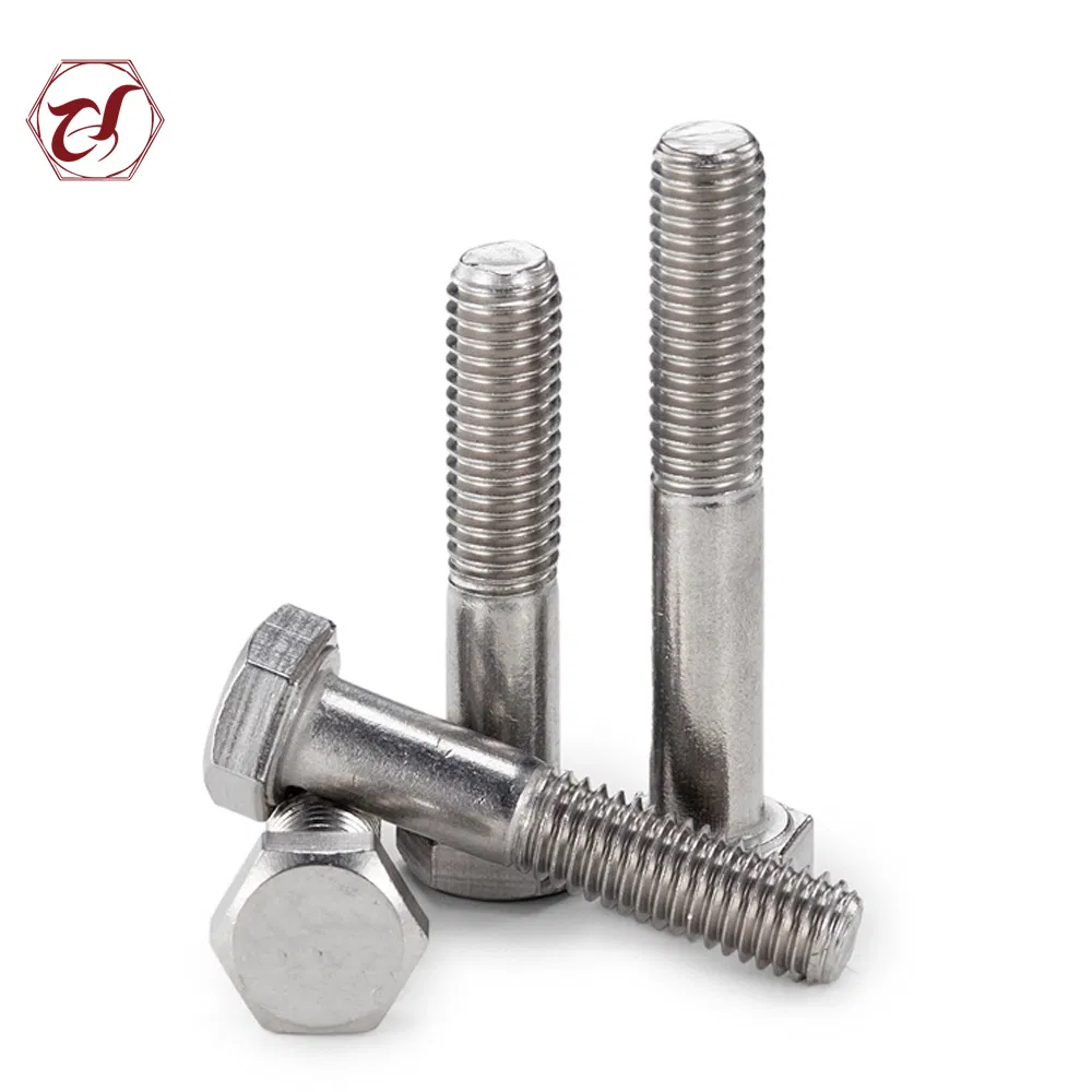 Custom Special Fastener Stainless Steel A2/A4 Hex Machine Screws Inox AISI 304/316 Hexagon Head Bolts Hex Bolt and Nut Cold Forming Parts Assembly Parts