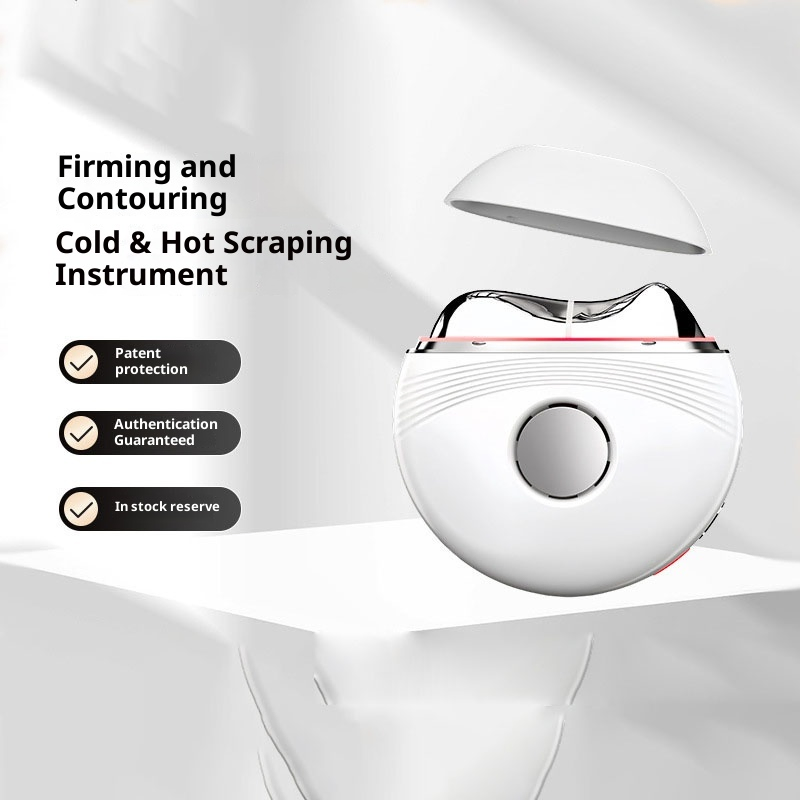 Face Massager Tool Microcurrent Facial Device Cold &amp; Hot Tightening Massager Skin Magic Beauty Device The Secret to Anti-Aging Renewalift Device